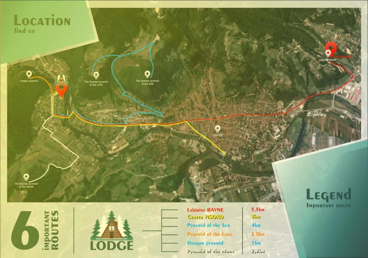 Lodge Zbilje Visoko, Bosnian Pyramids Kültér fotó